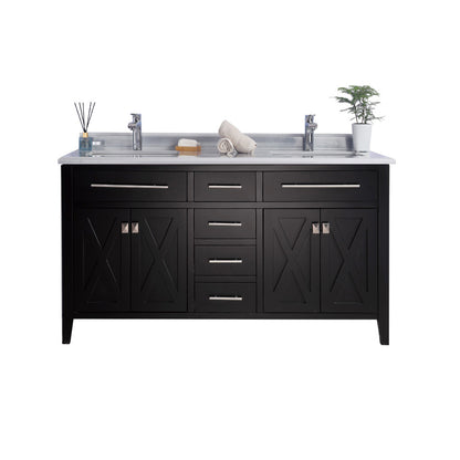 Laviva Wimbledon 60.0 Espresso Bathroom Vanity with Quartz Countertop
