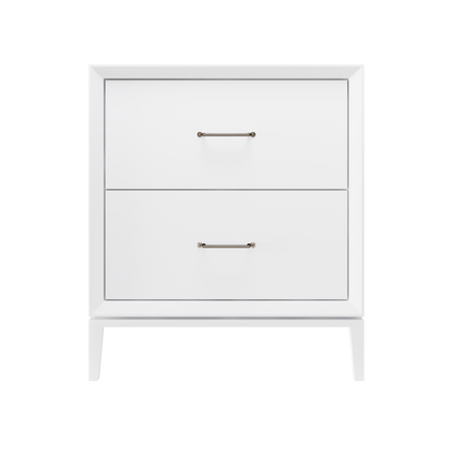 Alexandra 2-Drawer 30" Single Vanity - Pure White / Satin Nickel