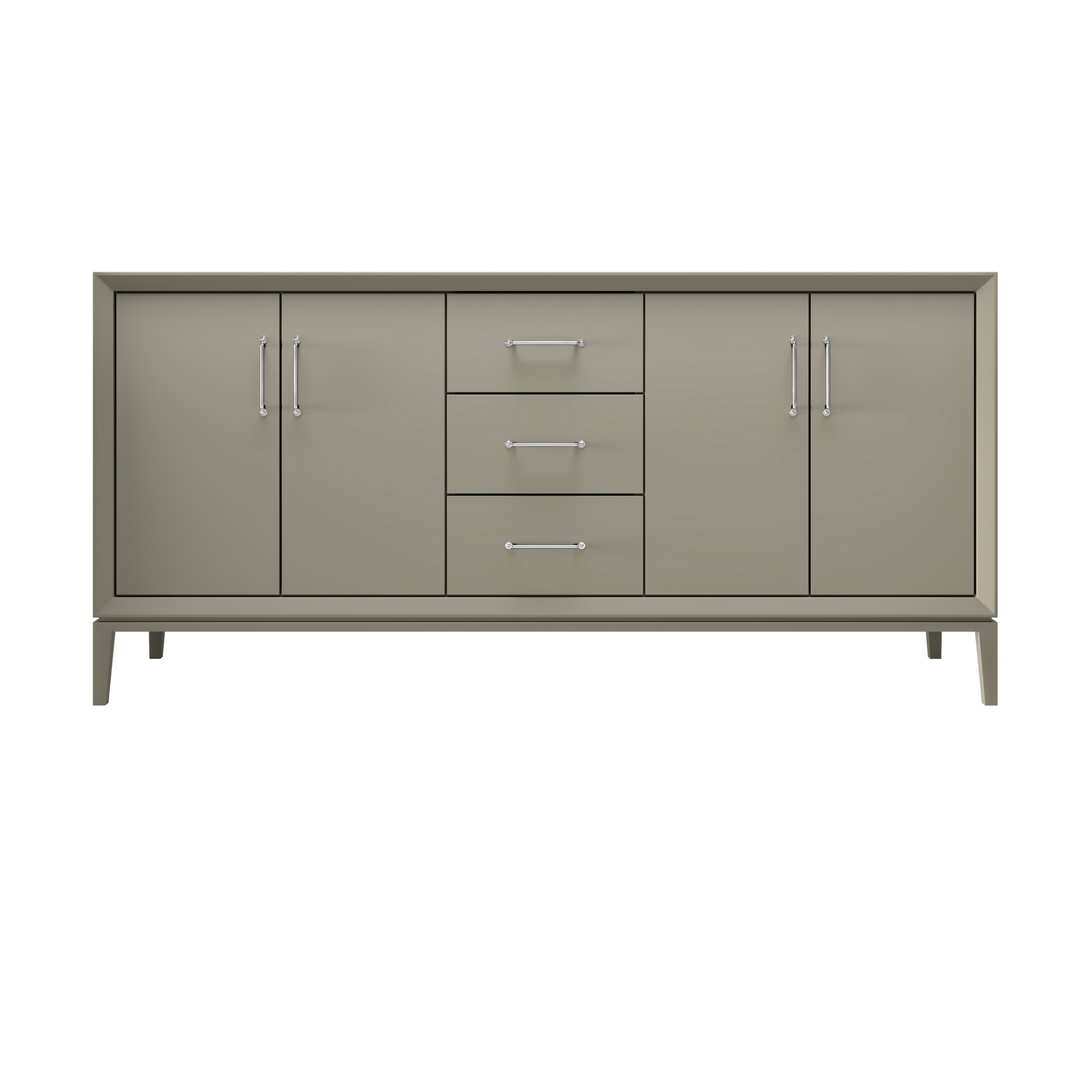 French Olive / 72" Wide / Polished Chrome