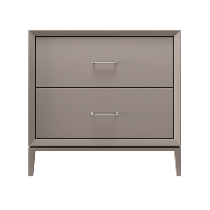 Alexandra 2-Drawer 36" Single Vanity - Taos Taupe / Polished Chrome