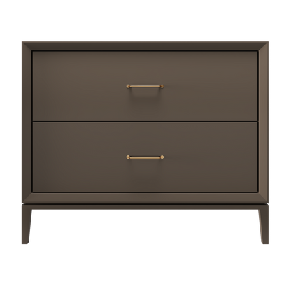 Vanderloc Alexandra Two-Drawer Single Sink 42" - Truffle SG