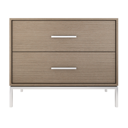 Vanderloc Rift White Oak Two-Drawer Single Bath Vanity