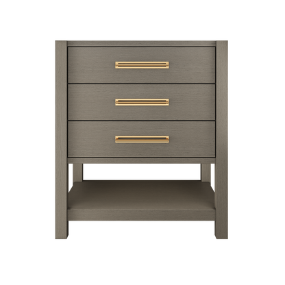Vanderloc Kiawah Three-Drawer Single Bath Vanity — 30 Inch
