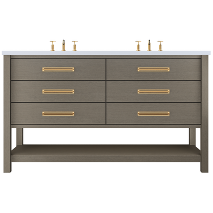 Gray Weathered / Satin Nickel