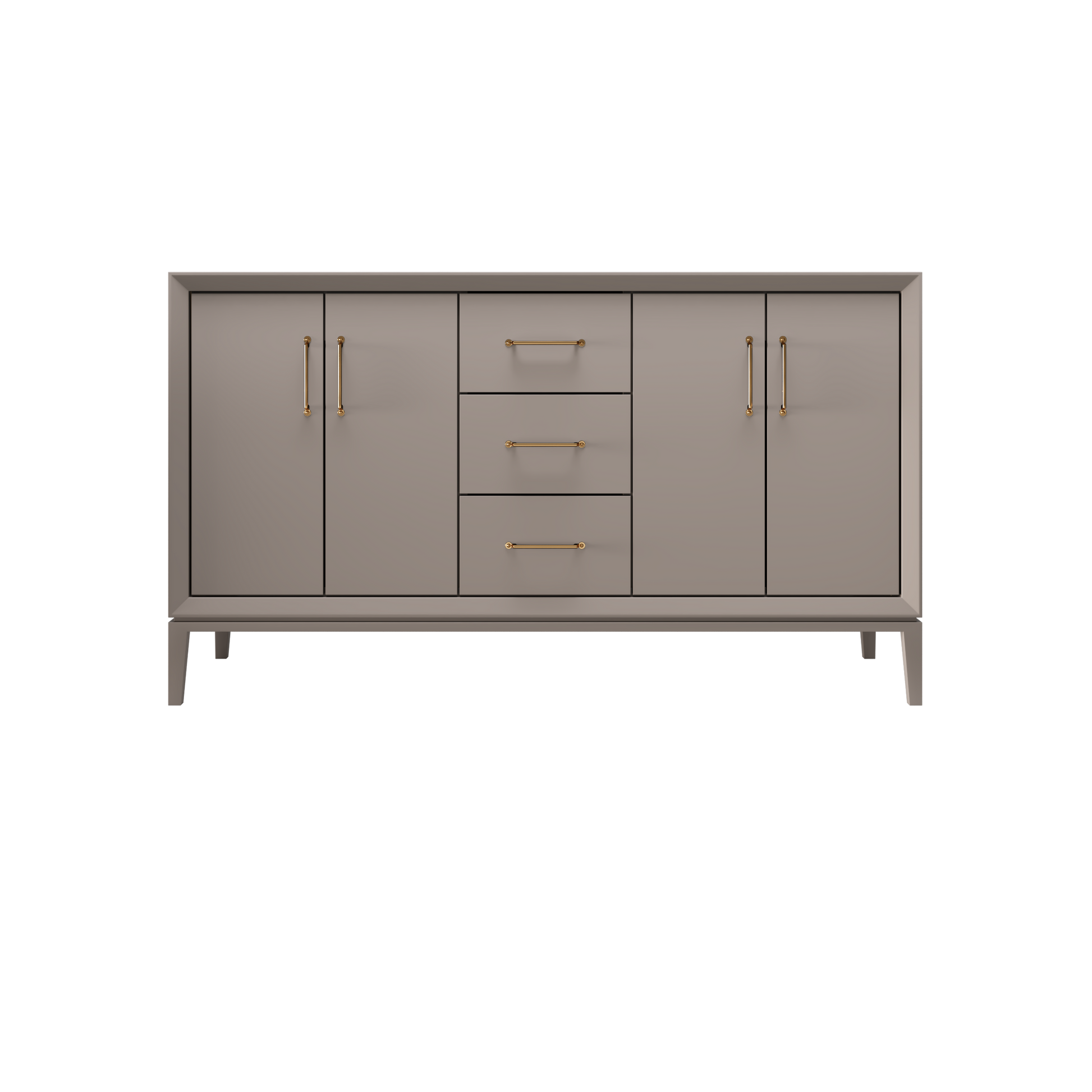 Taos Taupe / 60" Wide / Satin Gold