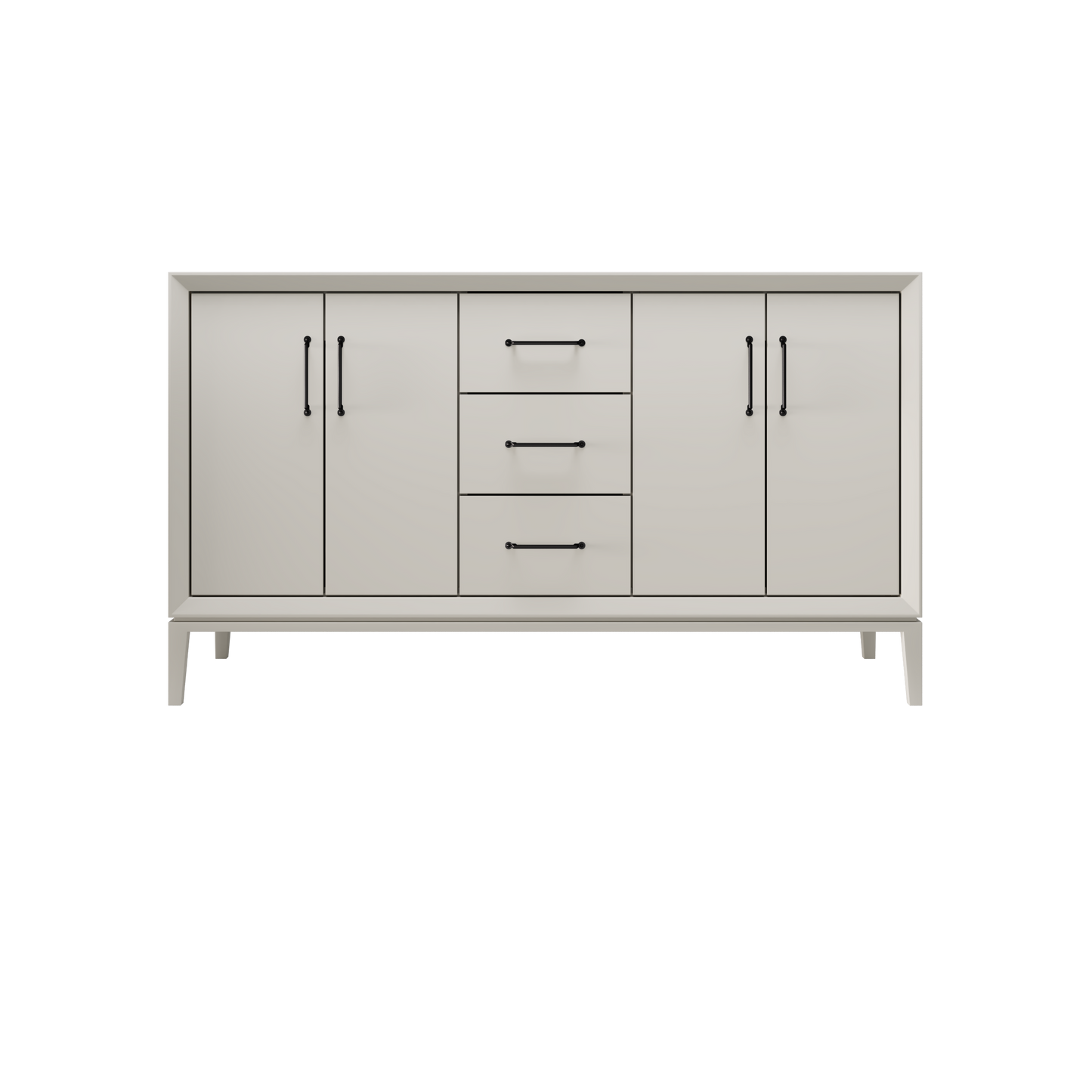 Vintage Taupe / 60" Wide / Matte Black