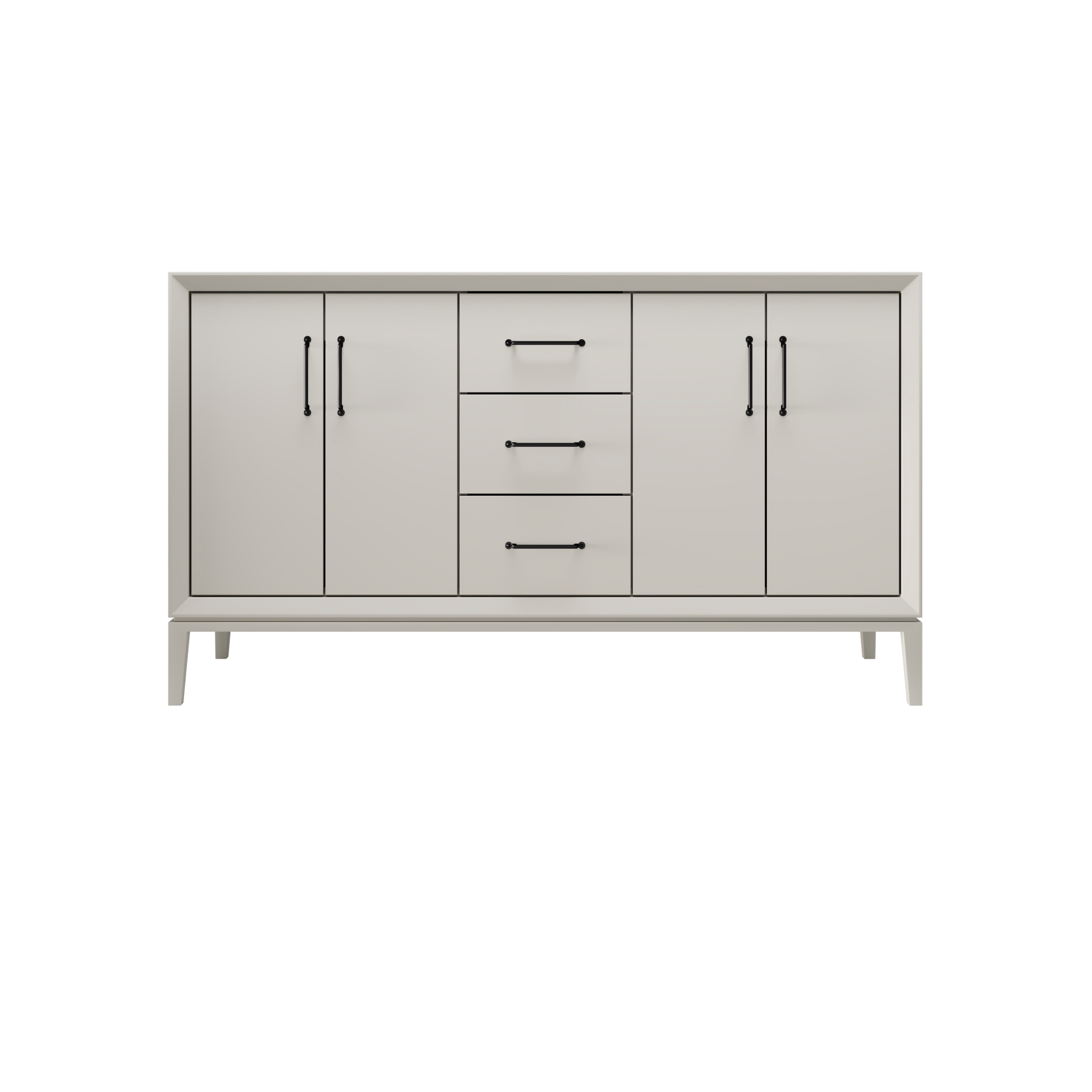 Vintage Taupe / 60" Wide / Matte Black