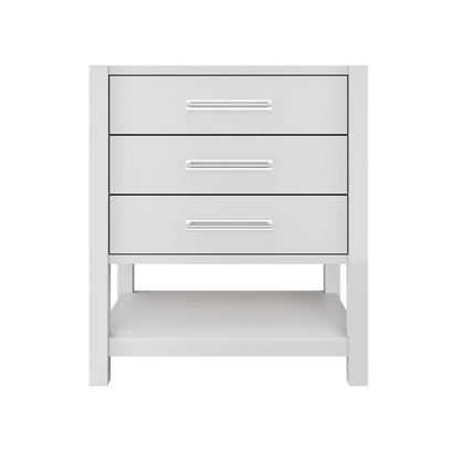 Vanderloc Kiawah Three-Drawer Single Bath Vanity — 30 Inch