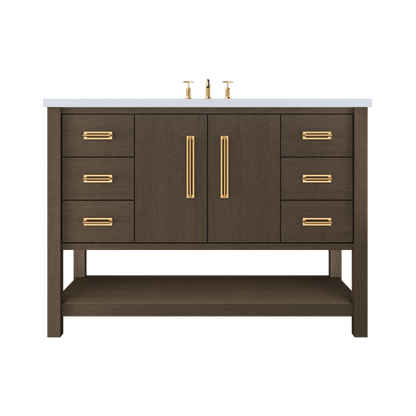 Vanderloc Kiawah Single Sink Extra-Wide 48" - Russet Shadow