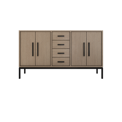 Vanderloc Rift White Oak Double Bath Vanity