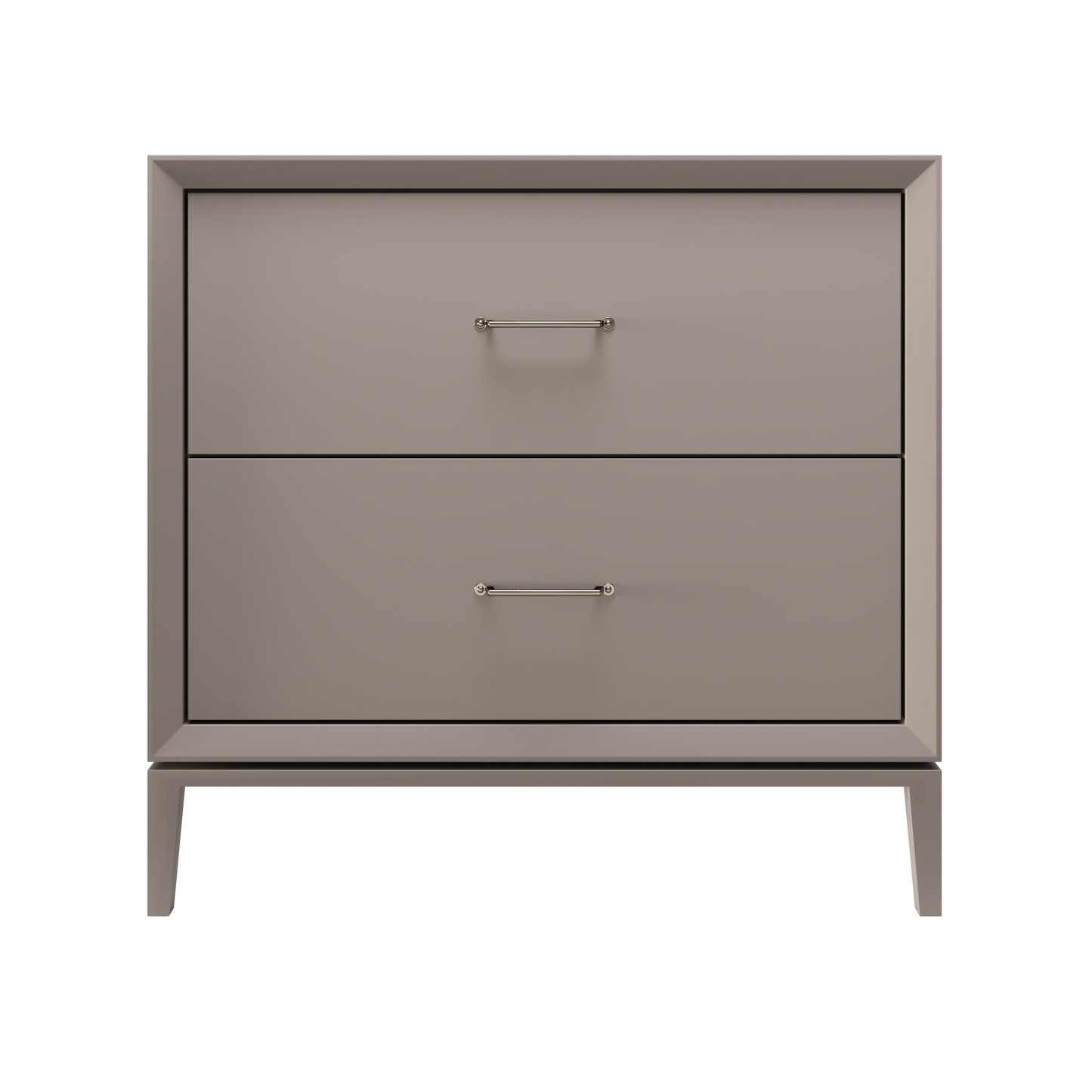 Alexandra 2-Drawer 36" Single Vanity - Taos Taupe / Satin Nickel
