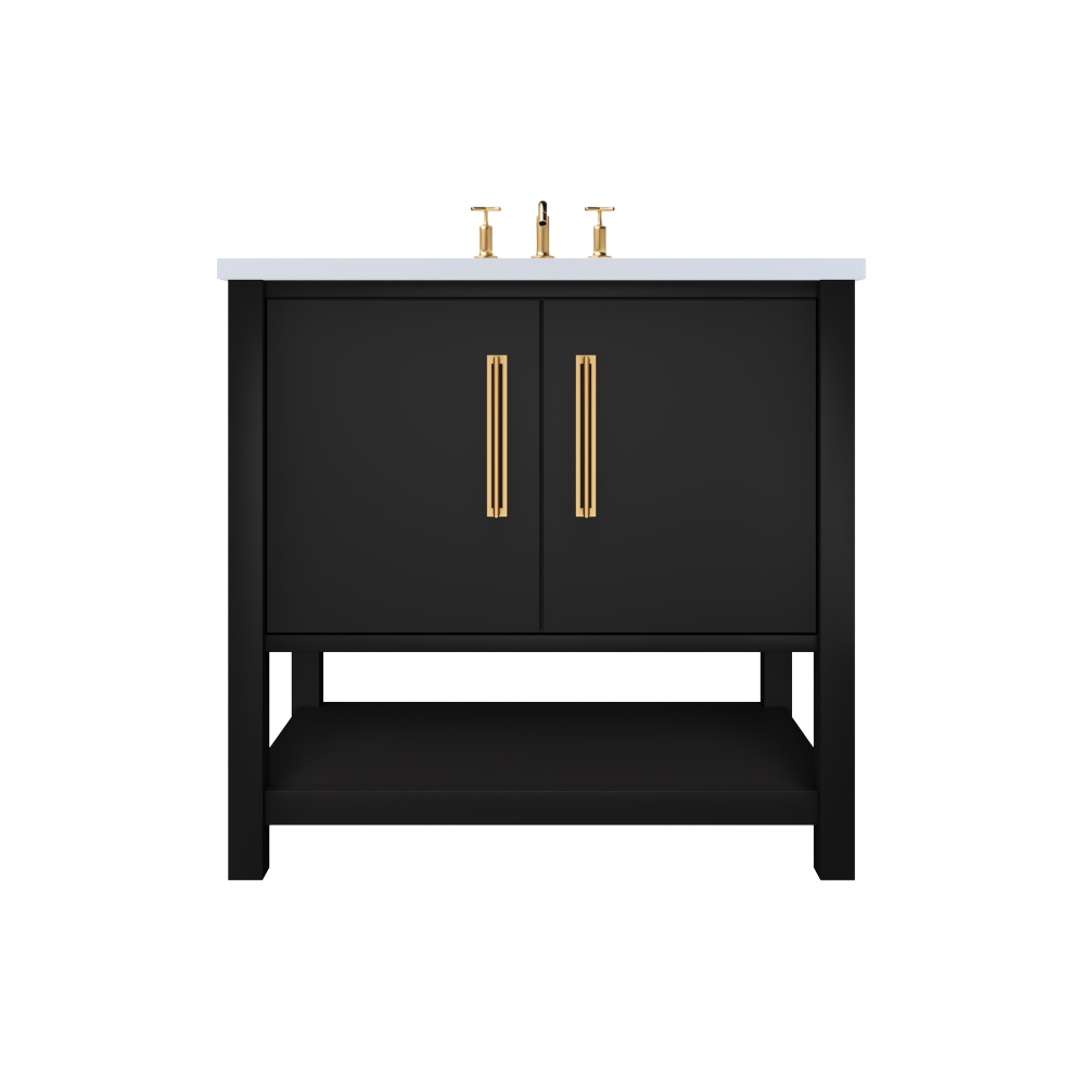 Vanderloc Kiawah Single Sink Vanity - Noir