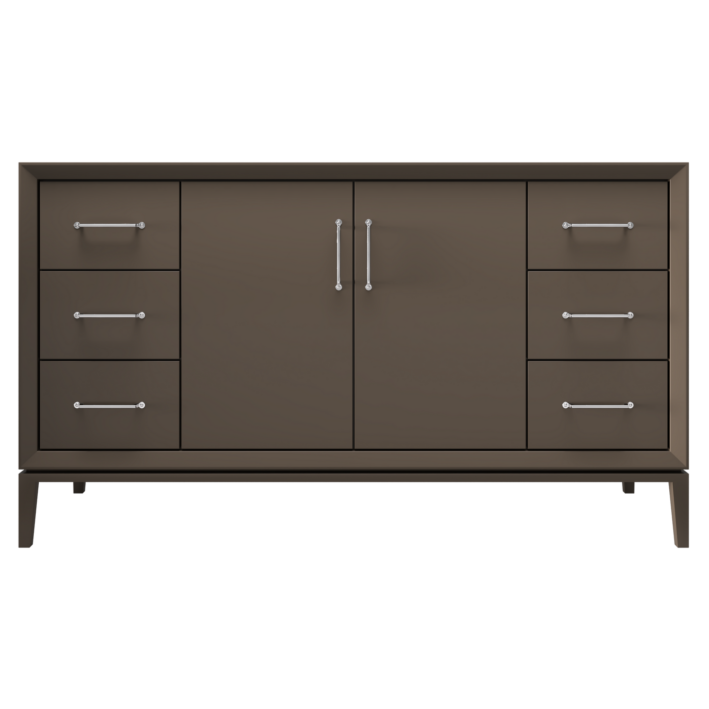 Vanderloc Alexandra Single Sink Extra-Wide 60" - Truffle PC