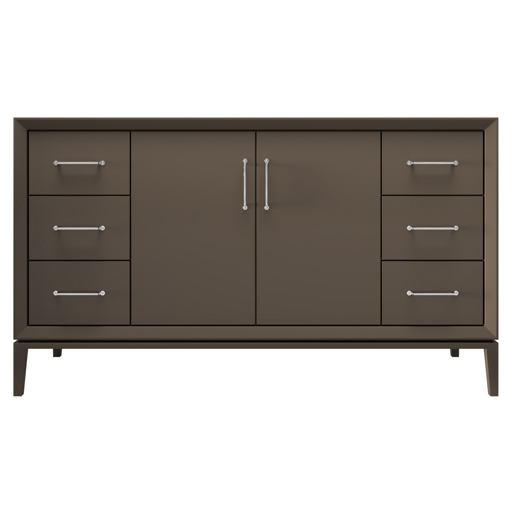 Vanderloc Alexandra Single Sink Extra-Wide 60" - Truffle PC