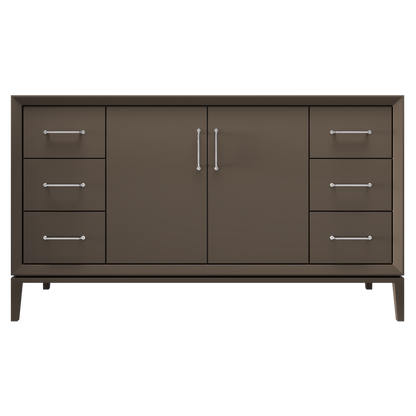 Vanderloc Alexandra Single Sink Extra-Wide 60" - Truffle PC