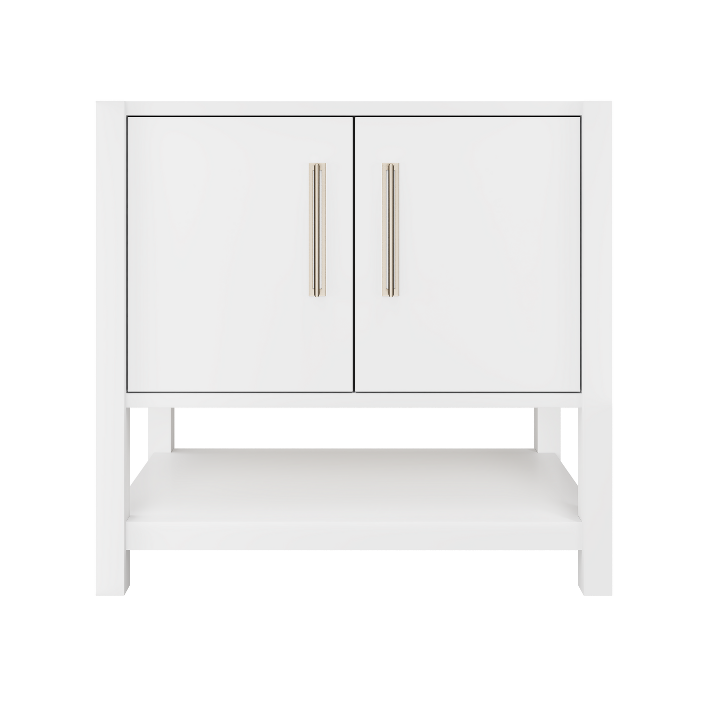 kiawah-single-bath-vanity-36in Pure White Satin Nickel