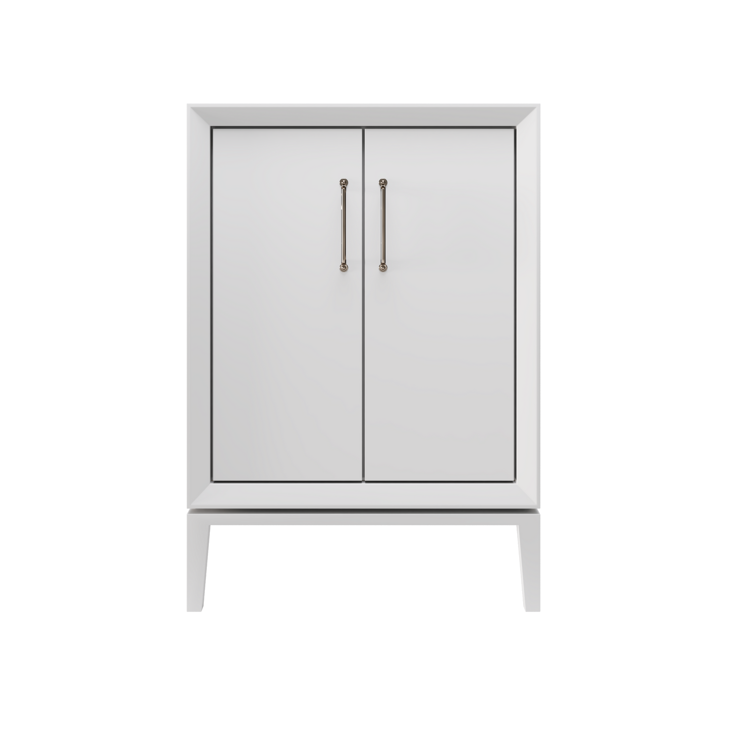 Alexandra 48" Single Vanity - Strong White / Satin Nickel