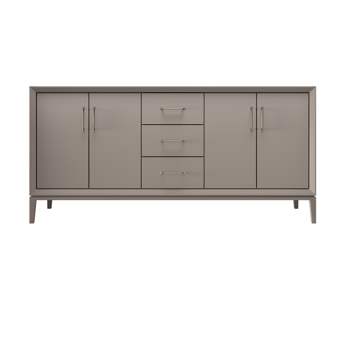 Taos Taupe / 72" Wide / Satin Nickel