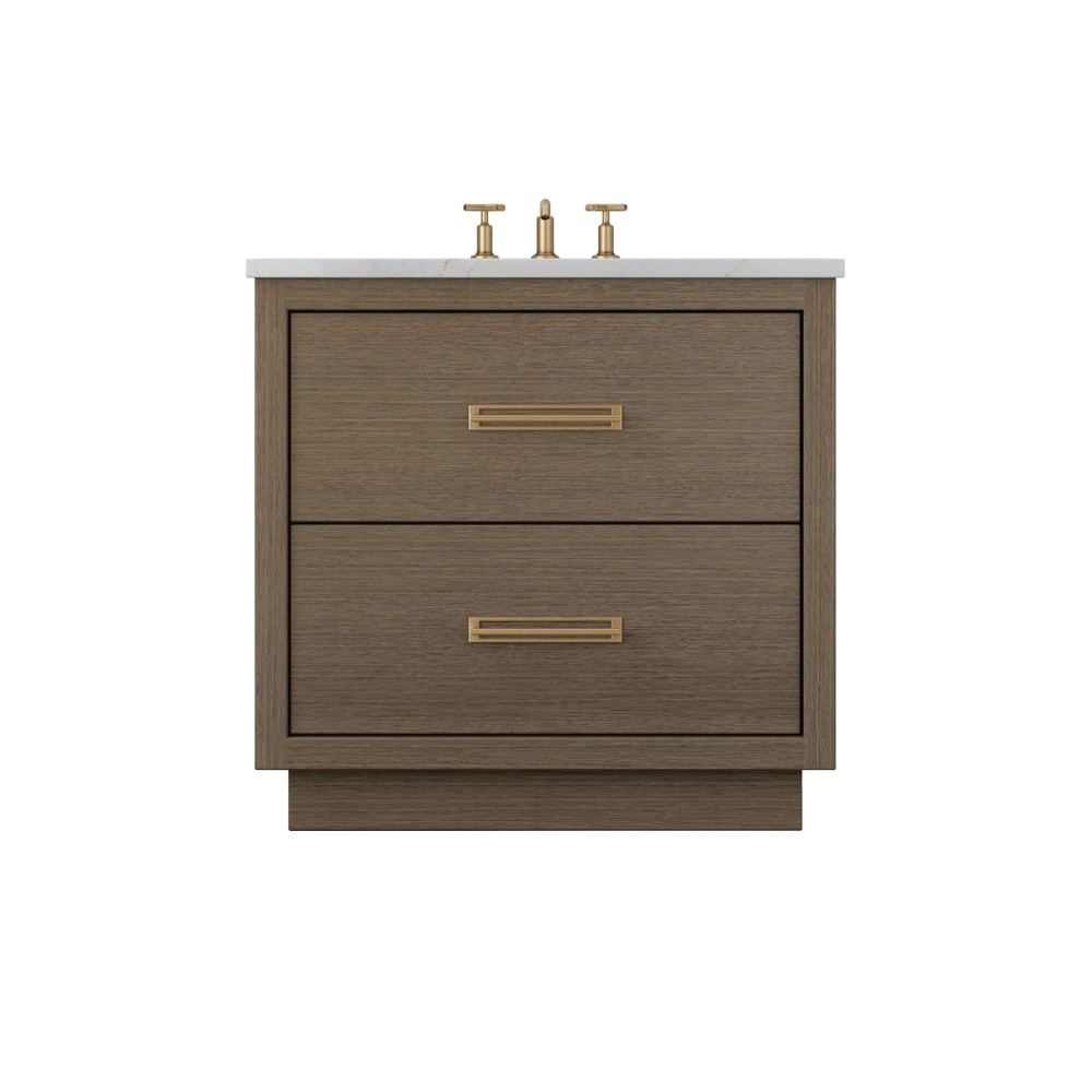 Smoked Modern / Satin Nickel