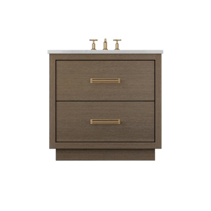 Smoked Modern / Satin Gold
