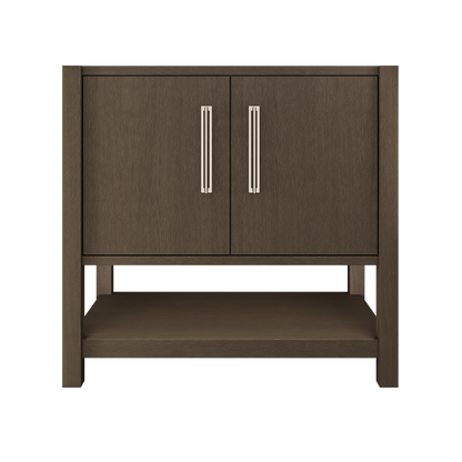 kiawah-single-bath-vanity-36in Russet Shadow Satin Nickel