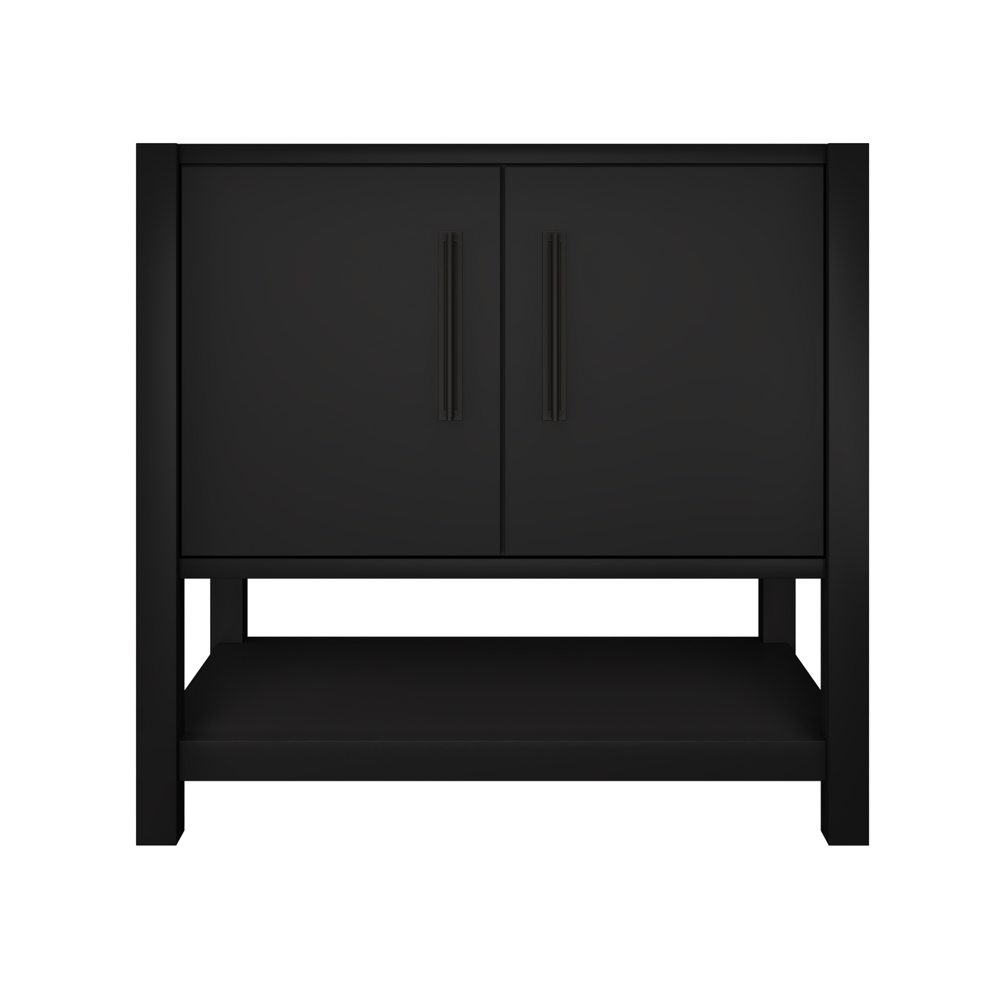 kiawah-single-bath-vanity-36in Noir Matte Black
