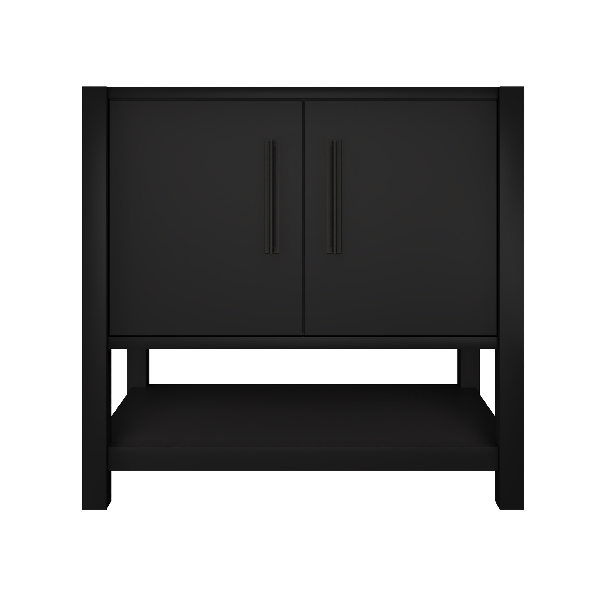 kiawah-single-bath-vanity-36in Noir Matte Black