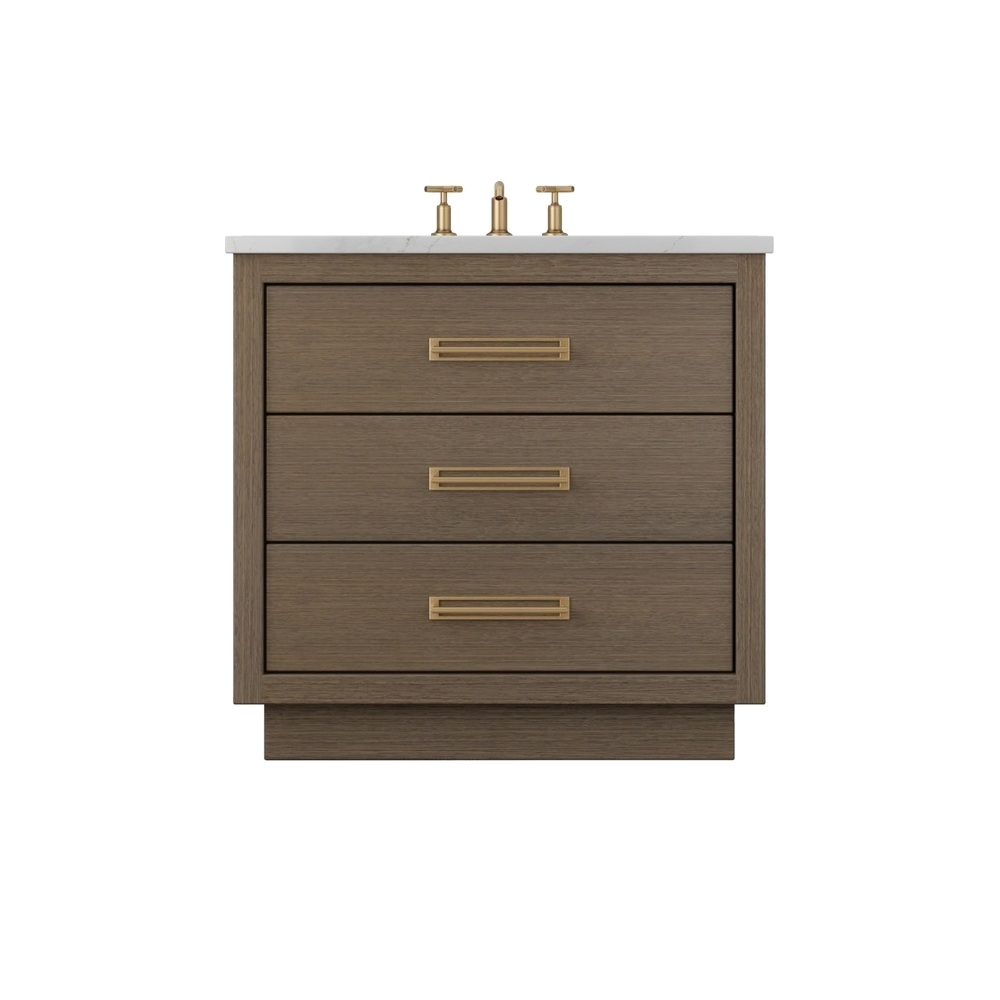 Smoked Modern / Satin Nickel