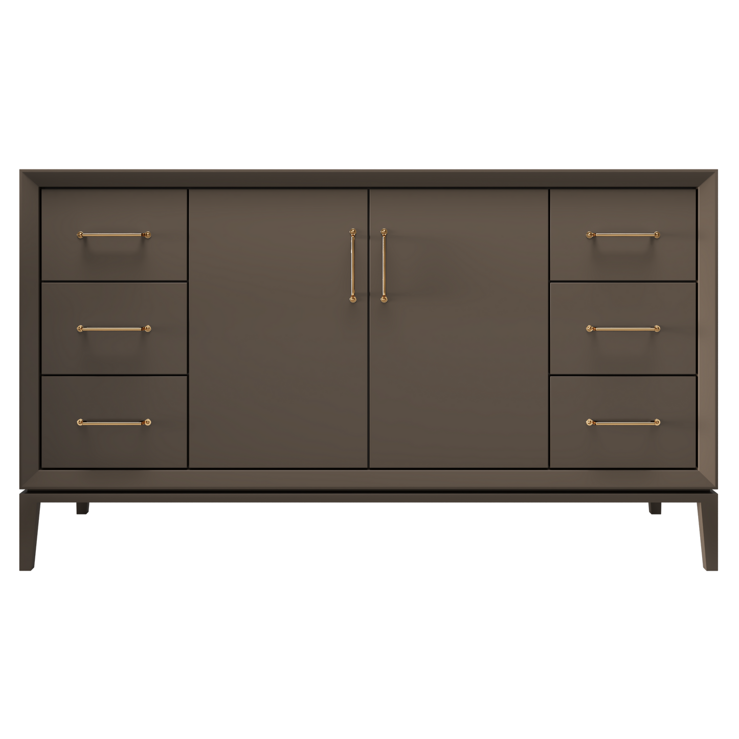 Vanderloc Alexandra Single Sink Extra-Wide 60" - Truffle SG