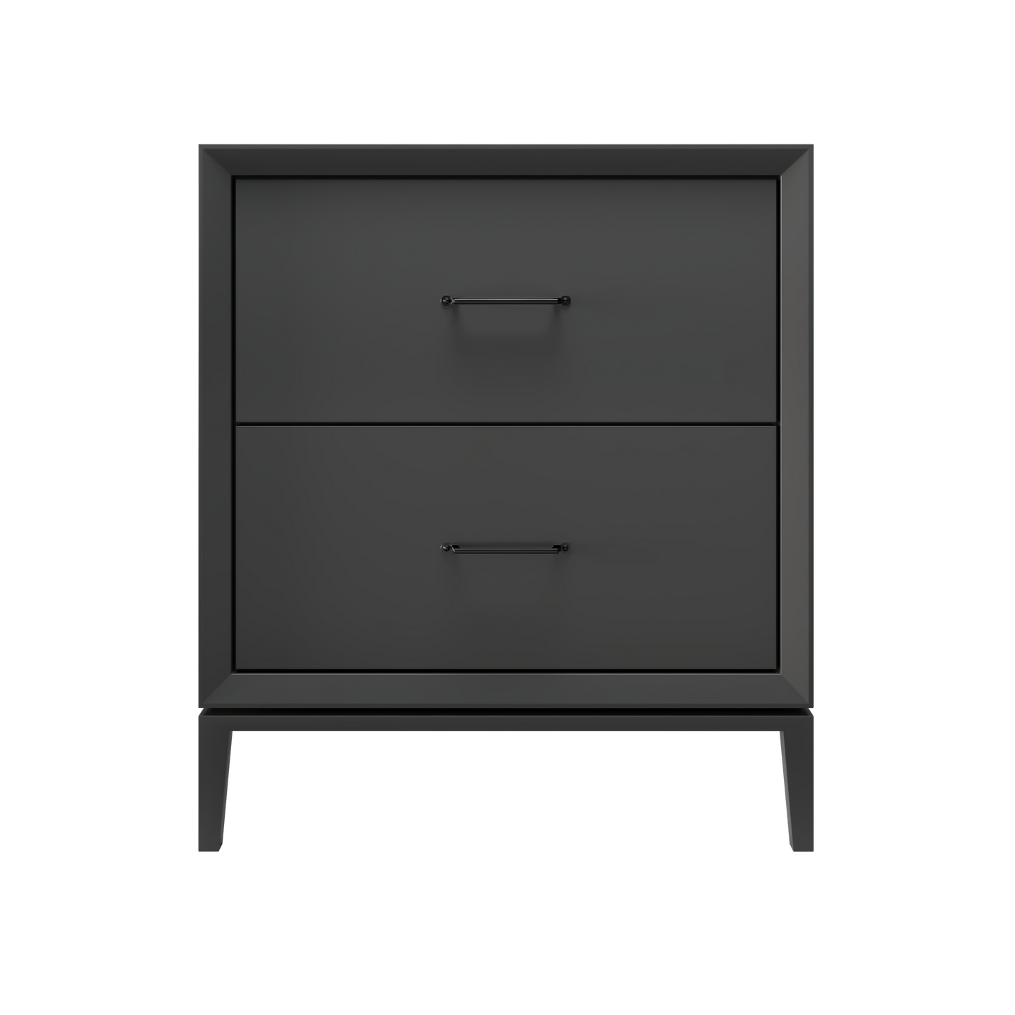 Alexandra 2-Drawer 30" Single Vanity - Off Black / Matte Black