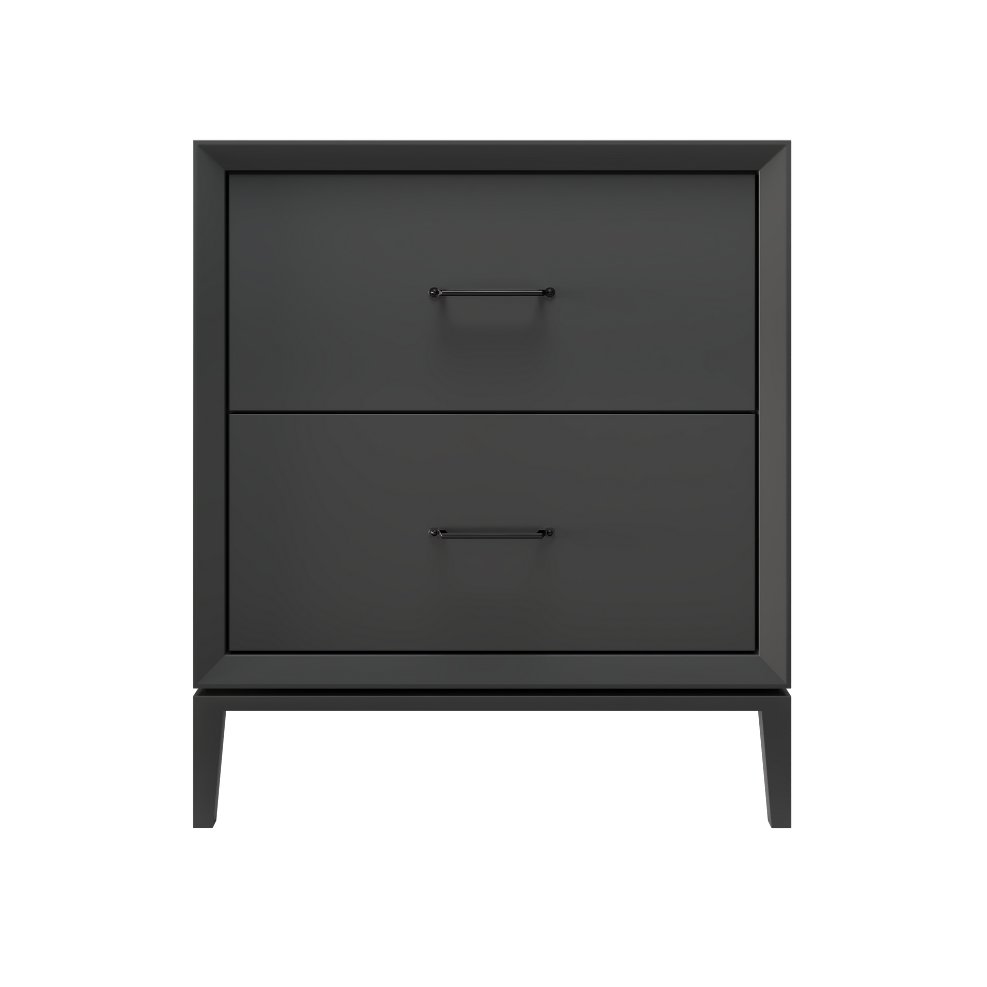 Alexandra 2-Drawer 30" Single Vanity - Off Black / Matte Black