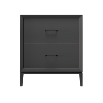Alexandra 2-Drawer 30" Single Vanity - Off Black / Matte Black