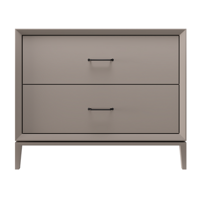 Alexandra 2-Drawer 42" Single Vanity - Taos Taupe / Matte Black