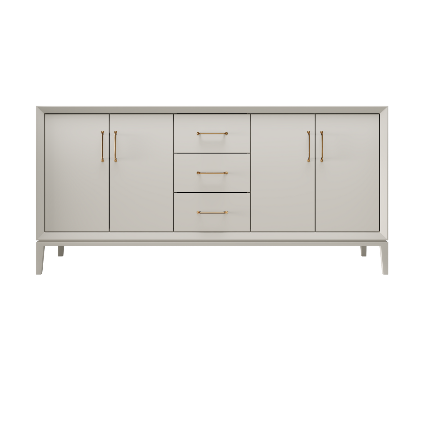 Vintage Taupe / 72" Wide / Satin Gold