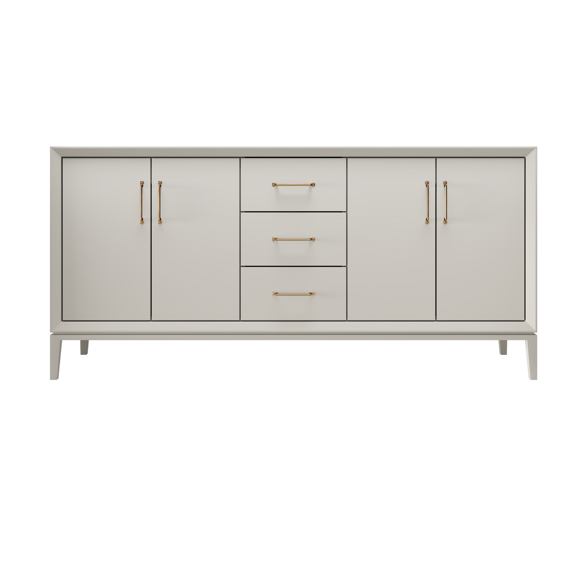 Vintage Taupe / 72" Wide / Satin Gold