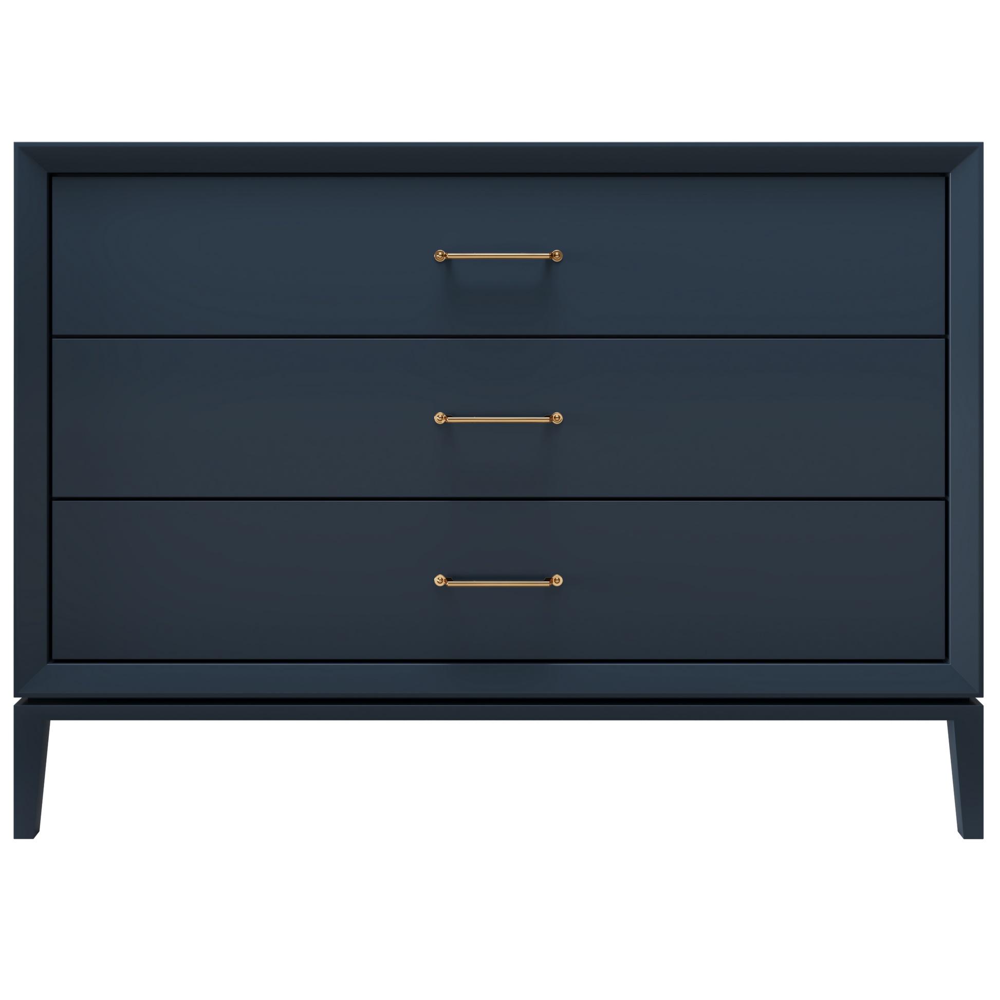 Hague Blue / Satin Gold