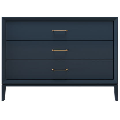 Hague Blue / Satin Gold