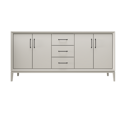 Vintage Taupe / 72" Wide / Matte Black