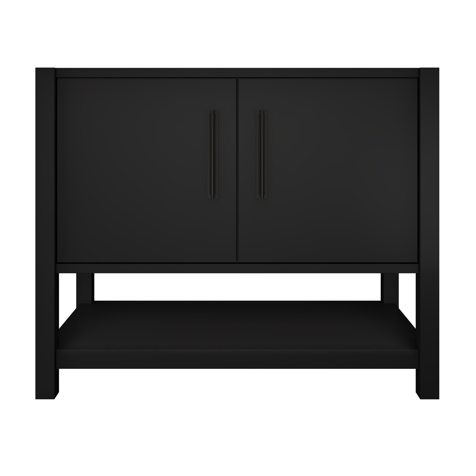 kiawah-single-bath-vanity-42in Noir Matte Black