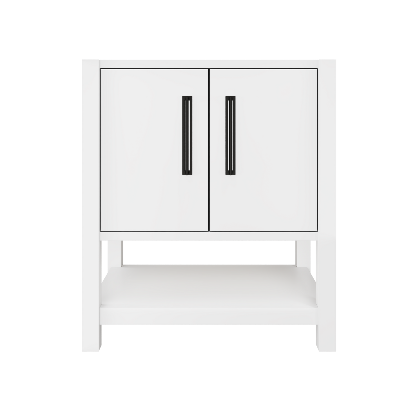 Pure White / Matte Black