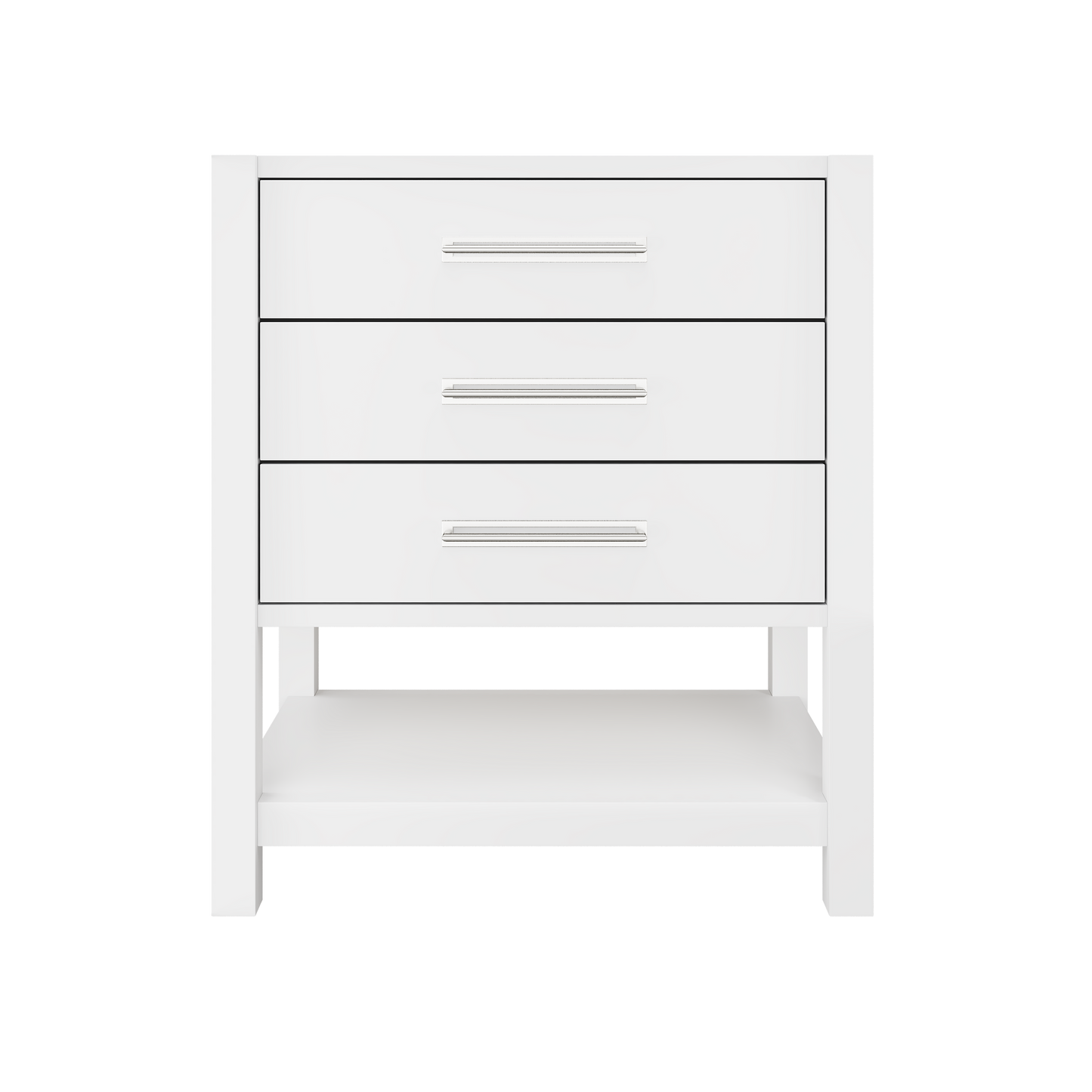 Vanderloc Kiawah Three-Drawer Single Bath Vanity — 30 Inch