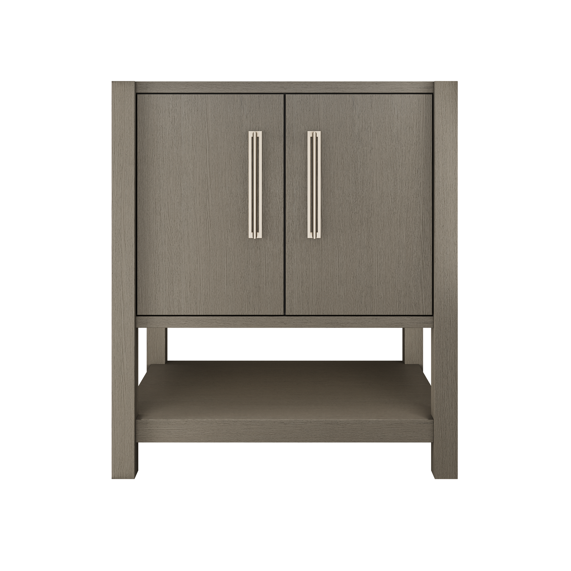 Gray Weathered / Satin Nickel