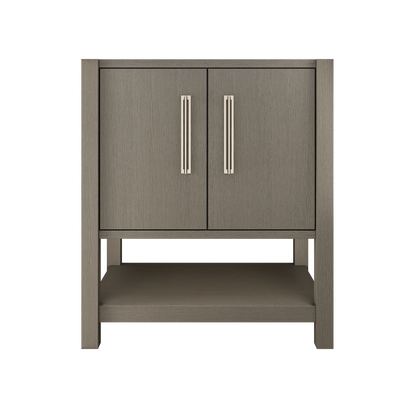 Gray Weathered / Satin Nickel