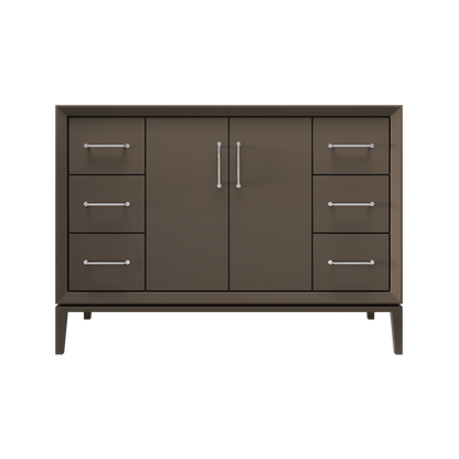 Vanderloc Alexandra Single Sink Extra-Wide 48" - Truffle PC