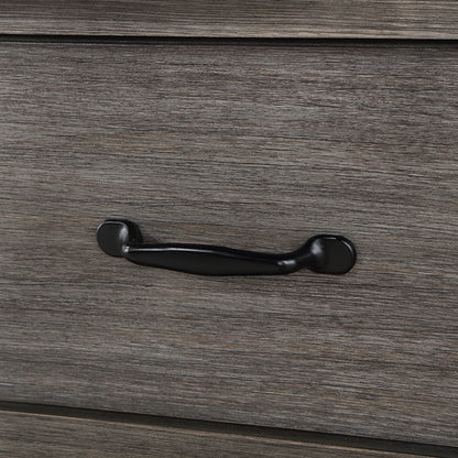 Vinnova, Villareal 36" Single Bath Vanity in Classical Grey with Composite Stone Top in White, White Farmhouse Basin