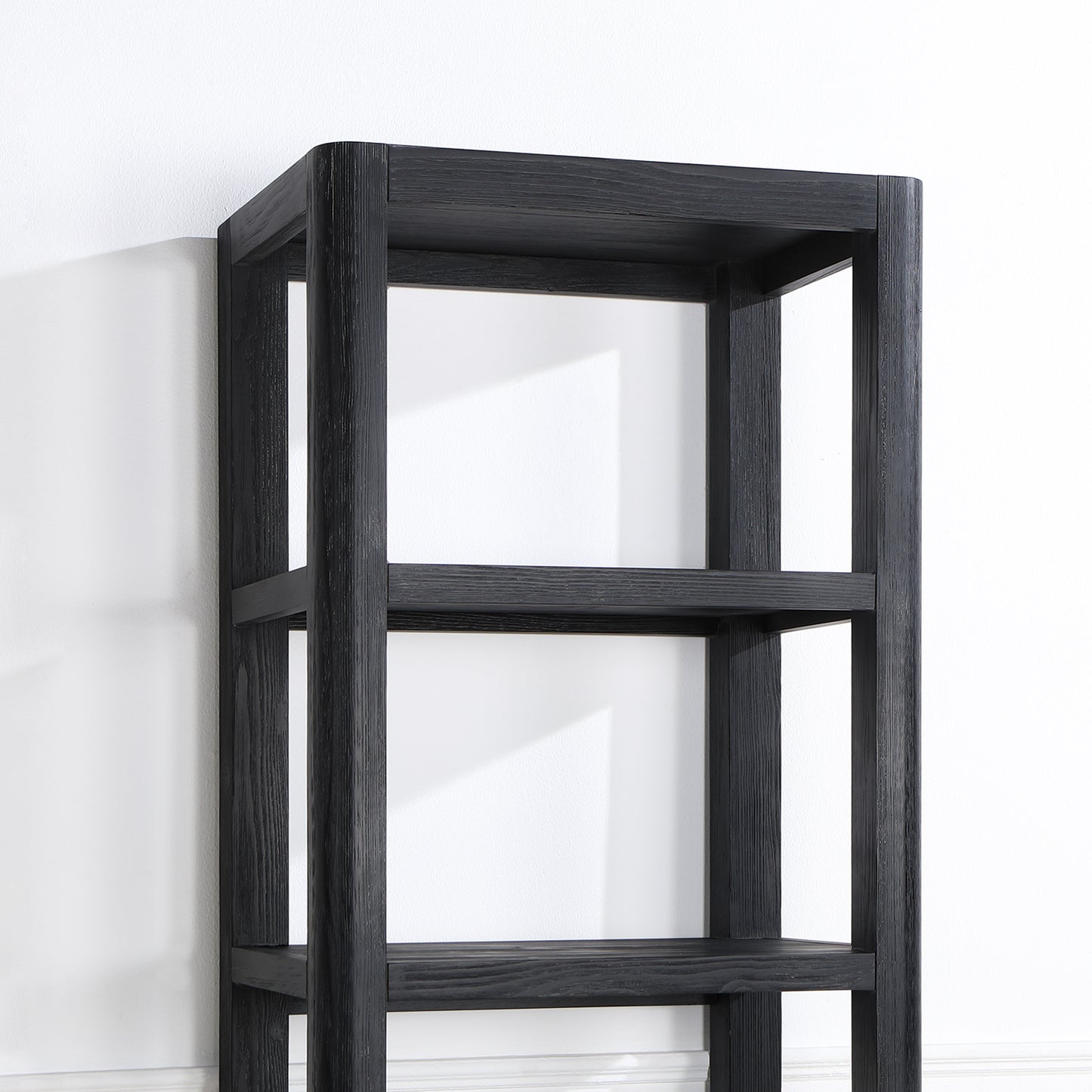 Vinnova, Cádiz 22in. Black Storage Cabinet with 3 Drawers 3 Shelves for Bathroom and Living Room