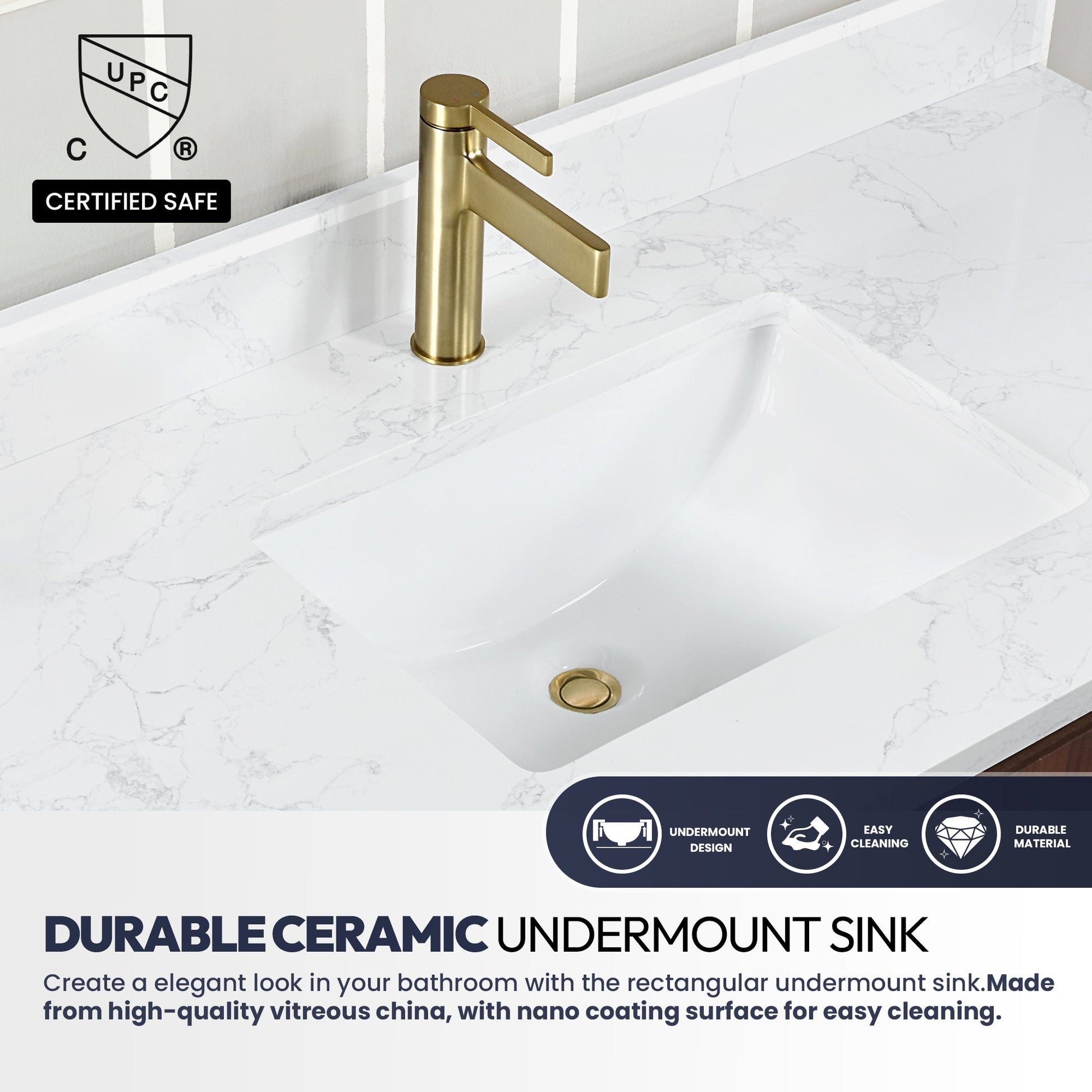 Vinnova San 72-inch freestanding bathroom vanity in Natural Walnut — view 8