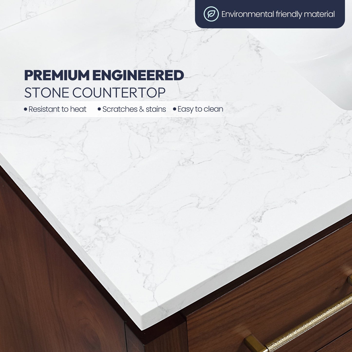 Vinnova San 72-inch freestanding bathroom vanity in Natural Walnut — view 9