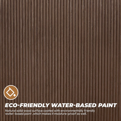 Eco-friendly water-based paint on wood surface, highlighting moisture-proof finish for Vinnova, Tokyo 60" Freestanding Single Bath Vanity