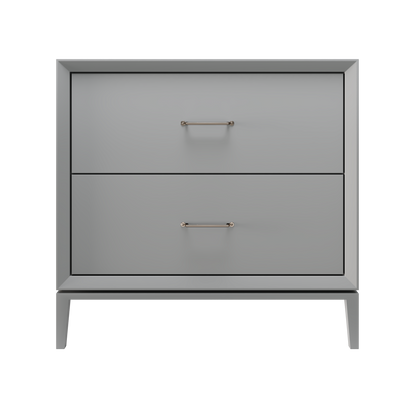 Alexandra 2-Drawer 36" Single Vanity - Platinum Gray / Satin Nickel